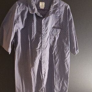Casual Men's Short Sleeve Button Down Shirt